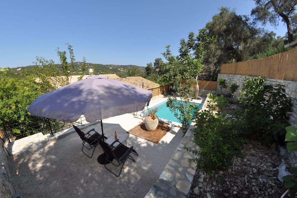 Villa Paxos Adamantia With Private Pool Gaios Exterior foto